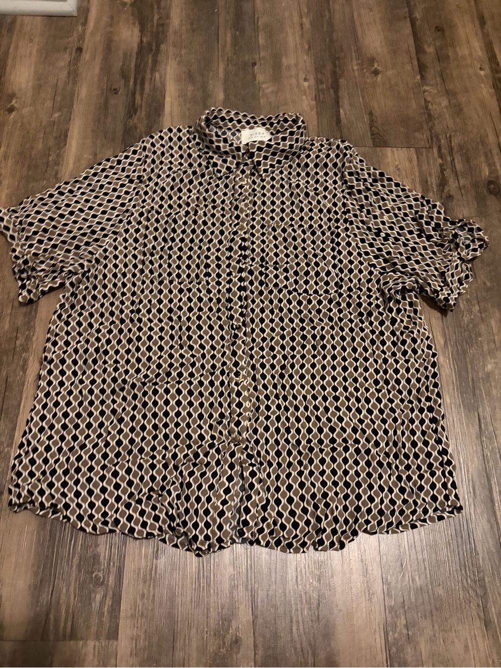 Dissh Brown Vacation blouse 8